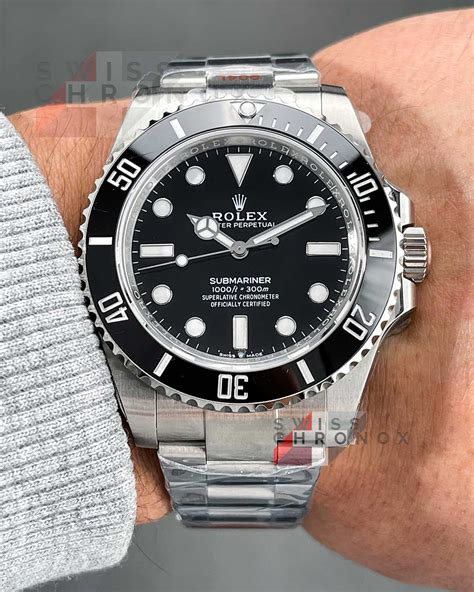 rolex submariner date thickness|Rolex Submariner 41mm no date.